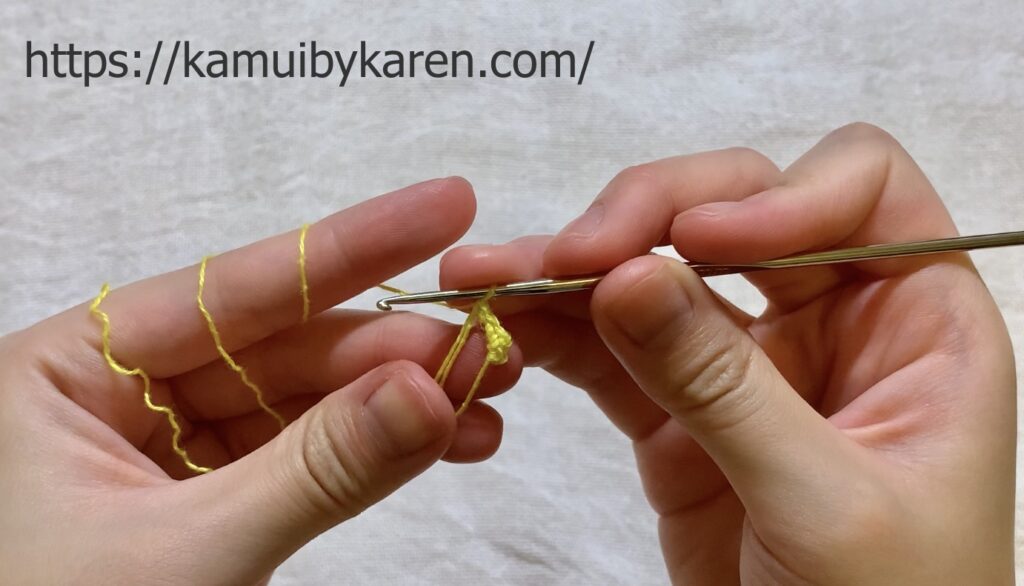 how to crochet flower (easy) (video)- Kamui by Karen