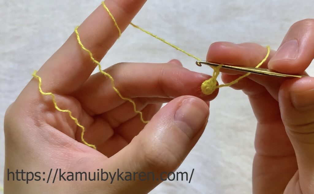 how to crochet flower (easy) (video)- Kamui by Karen