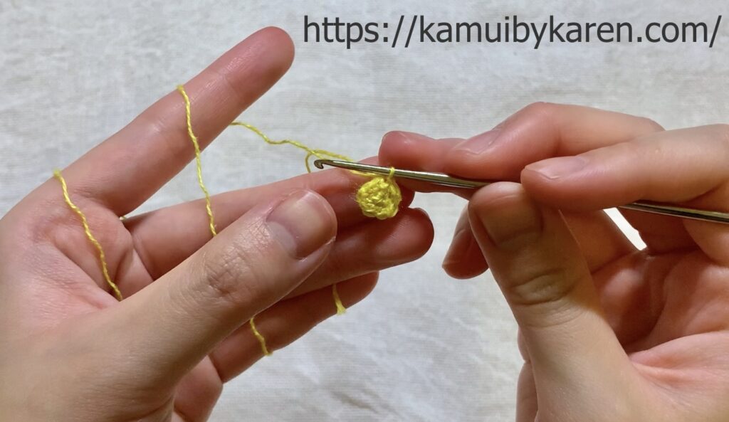 how to crochet flower (easy) (video)- Kamui by Karen