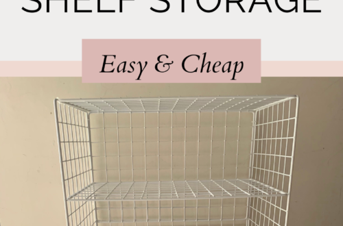 DIY Wire Mesh Shelf Storage, Easy & Cheap | Daiso