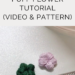 Crochet Mini Puff Flower Tutorial & Pattern (Video)